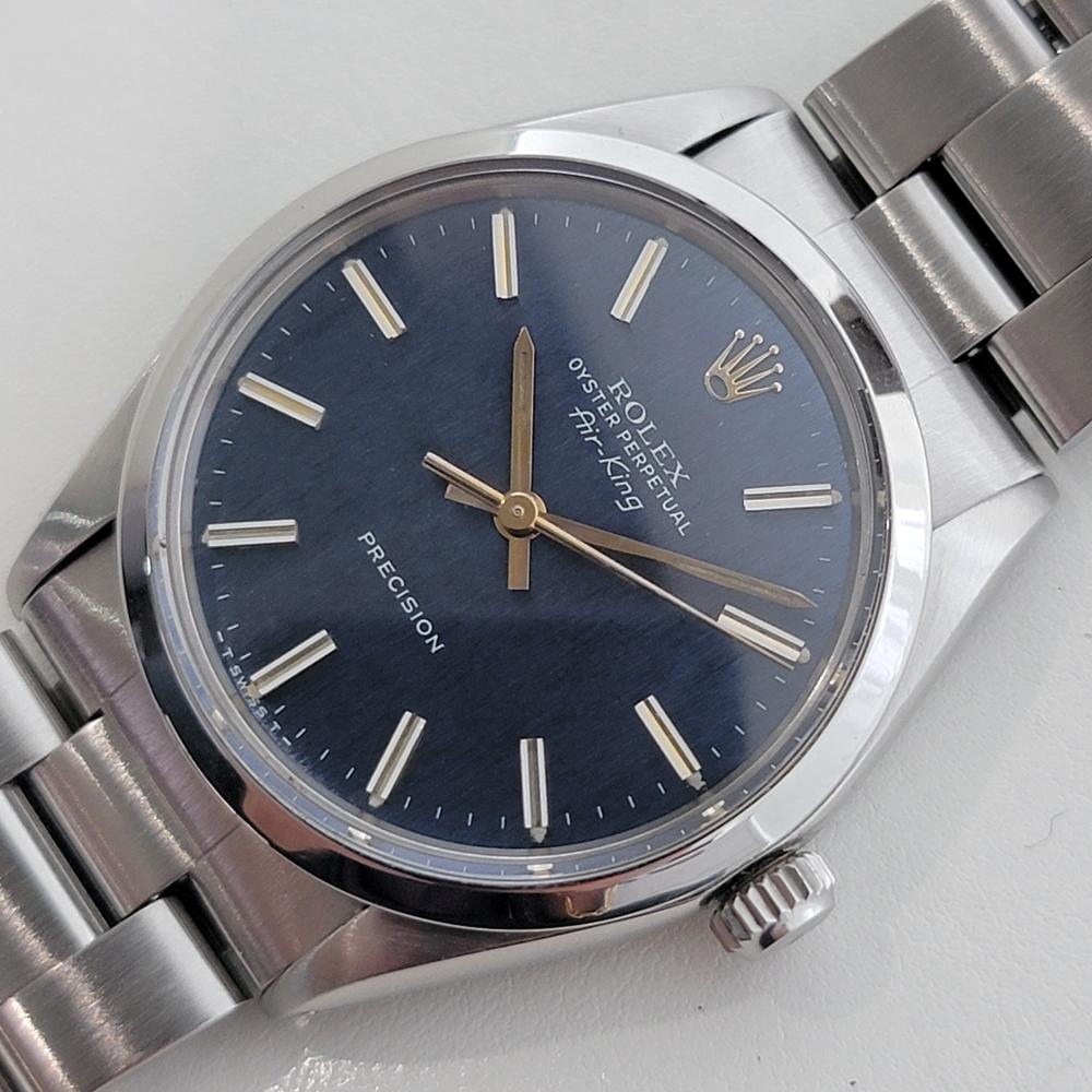 Men's Mens Rolex Oyster Precision 5500 Air King 34m Automatic 1970s All Original RA505 For Sale