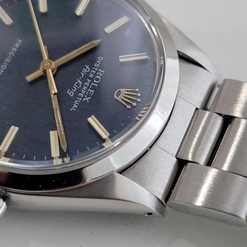 Mens Rolex Oyster Precision 5500 Air King 34m Automatic 1970s All Original RA505 For Sale 2