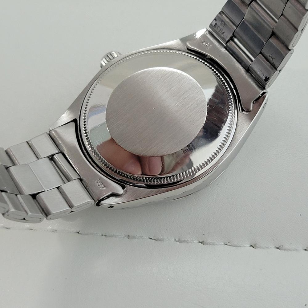 Mens Rolex Oyster Precision 5500 Air King 34m Automatic 1970s All Original RA477 For Sale 3