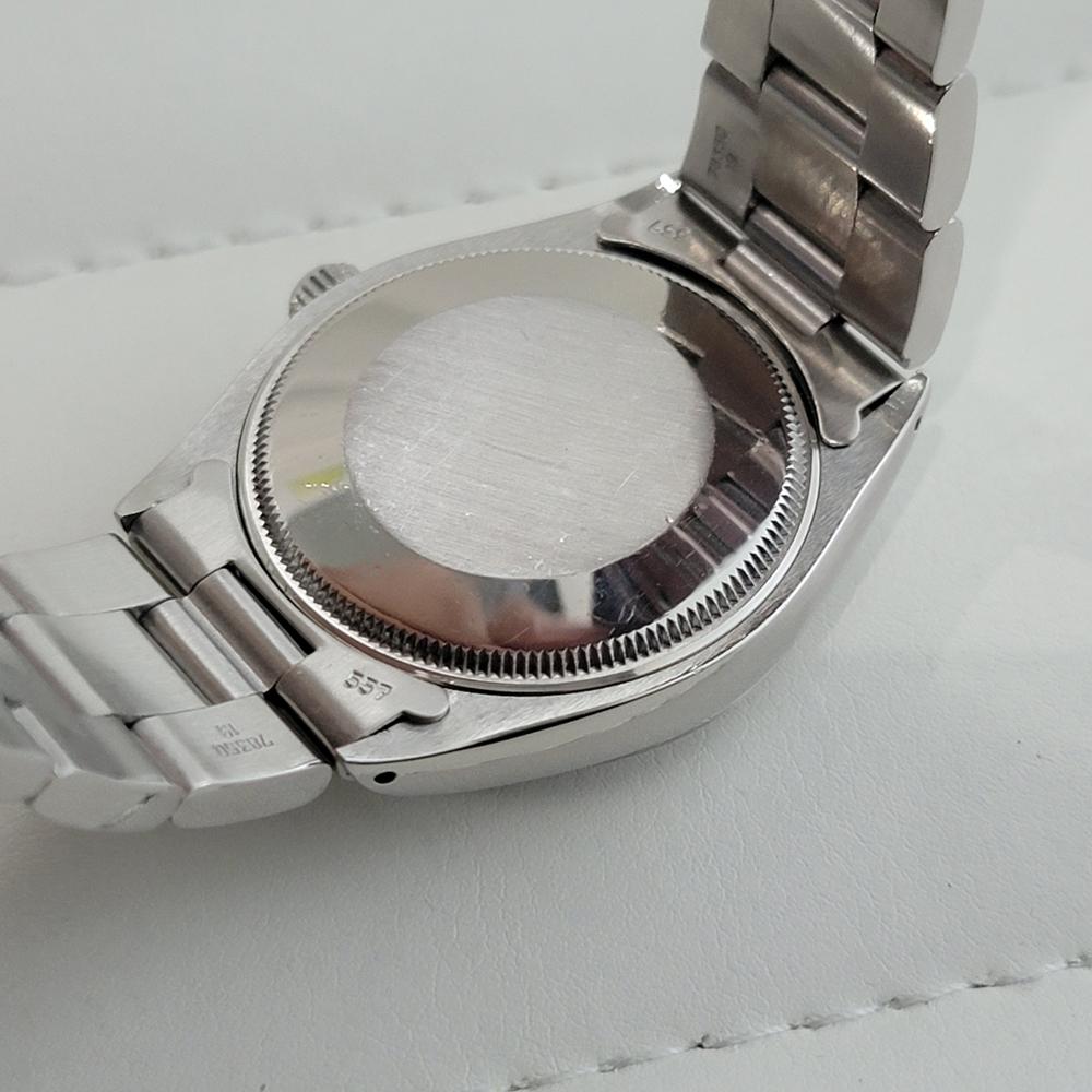 Mens Rolex Oyster Precision 5500 Air King 34m Automatic 1970s All Original RA493 For Sale 4