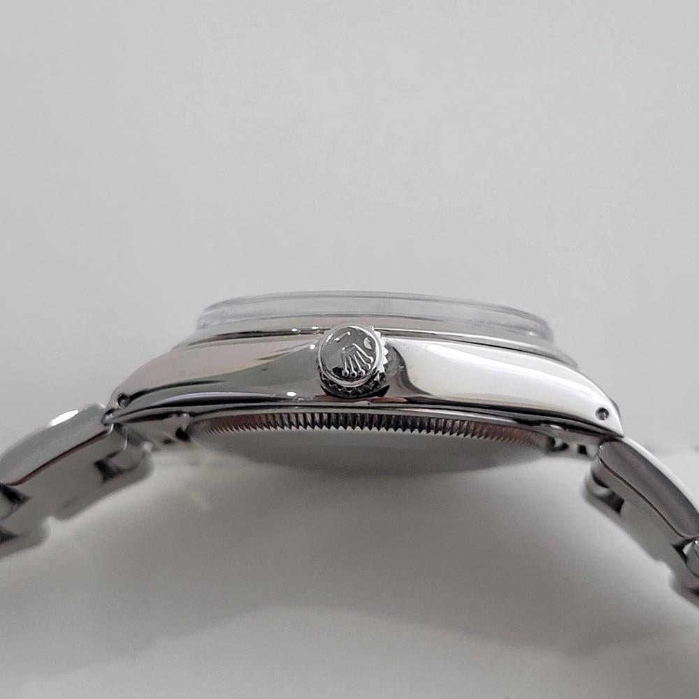 Mens Rolex Oyster Precision 5500 Air King 34m Automatic 1970s All Original RA505 For Sale 4