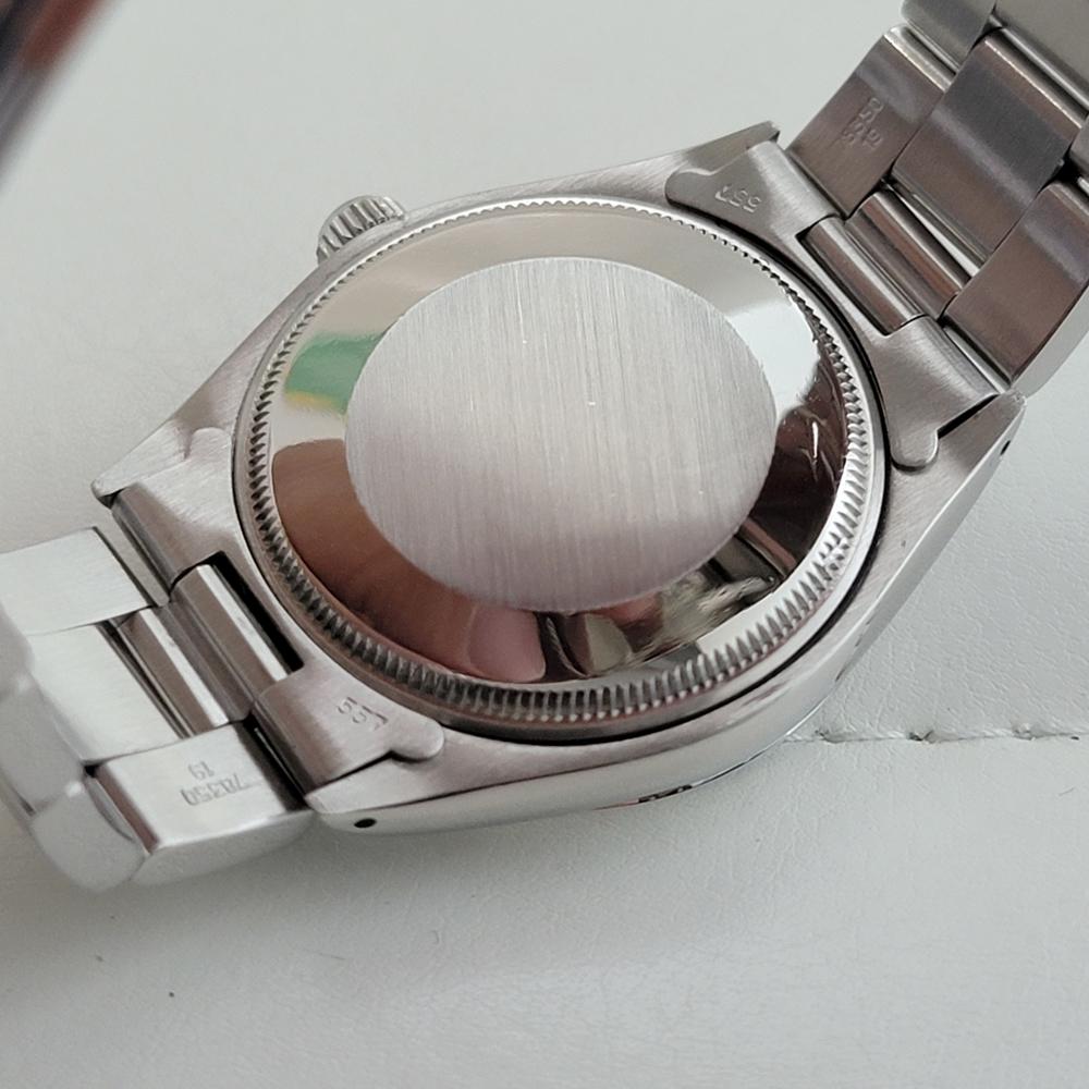 Mens Rolex Oyster Precision 5500 Air King 34m Automatic 1970s All Original RA505 For Sale 5