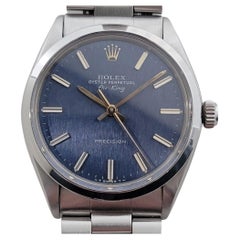 Mens Rolex Oyster Precision 5500 Air King 34m Automatic 1970s All Original RA505