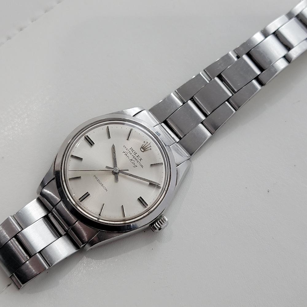 Mens Rolex Oyster Precision 5500 Air King 34m Automatic 1970s Vintage NA140 3