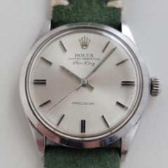 Mens Rolex Oyster Precision 5500 Air King 34m Automatic 1970s Vintage NA140G