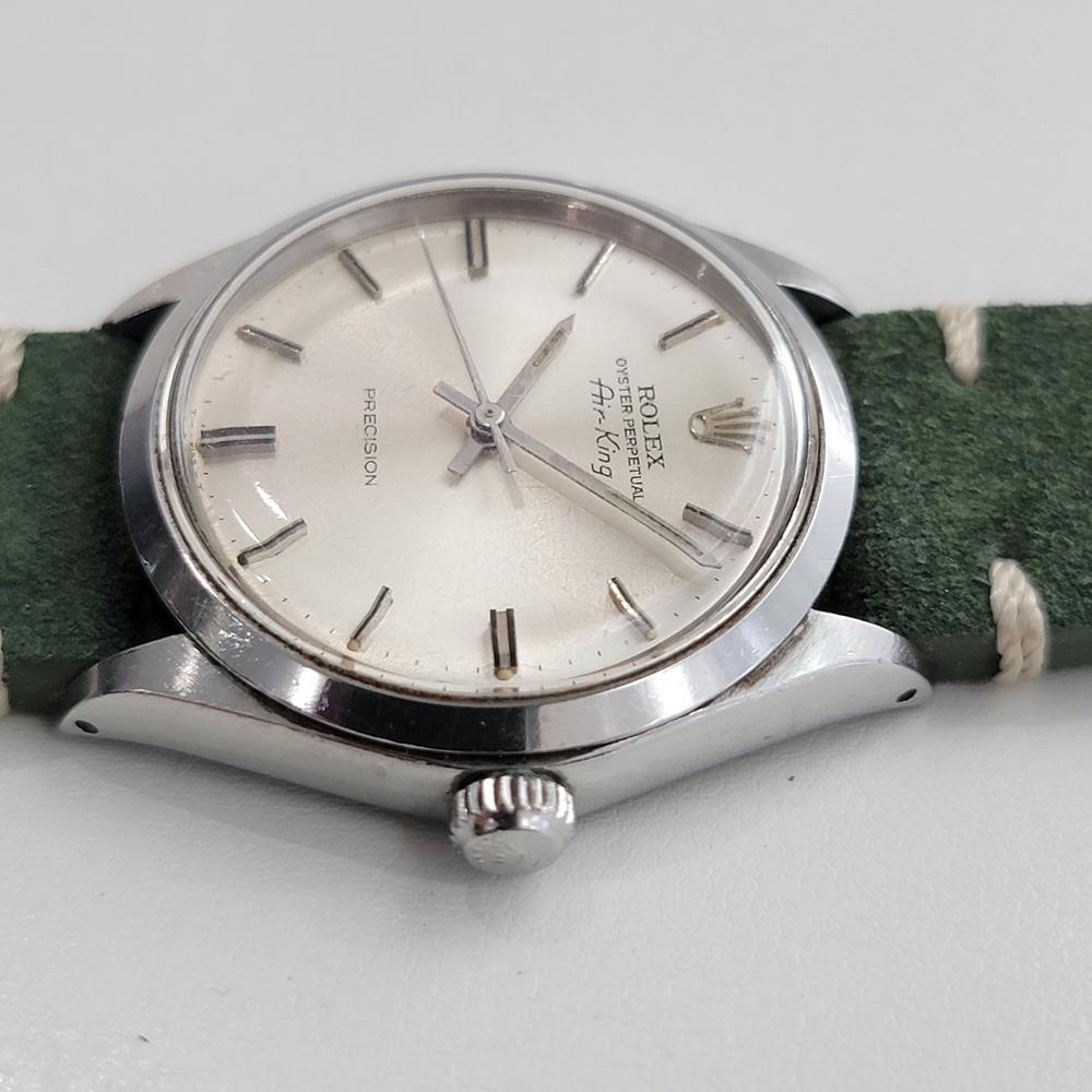 Mens Rolex Oyster Precision 5500 Air King 34m Automatic 1970s Vintage NA140G 1