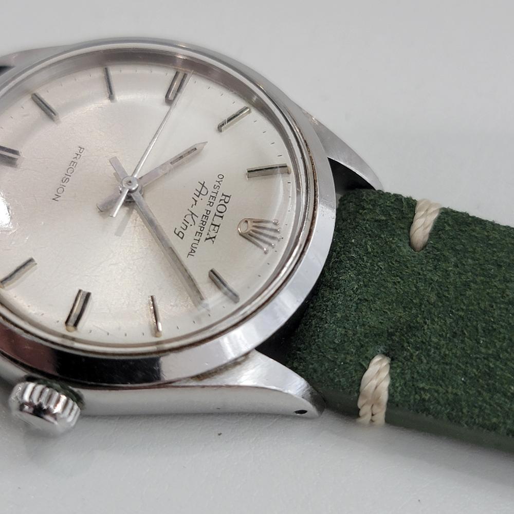 Mens Rolex Oyster Precision 5500 Air King 34m Automatic 1970s Vintage NA140G 2