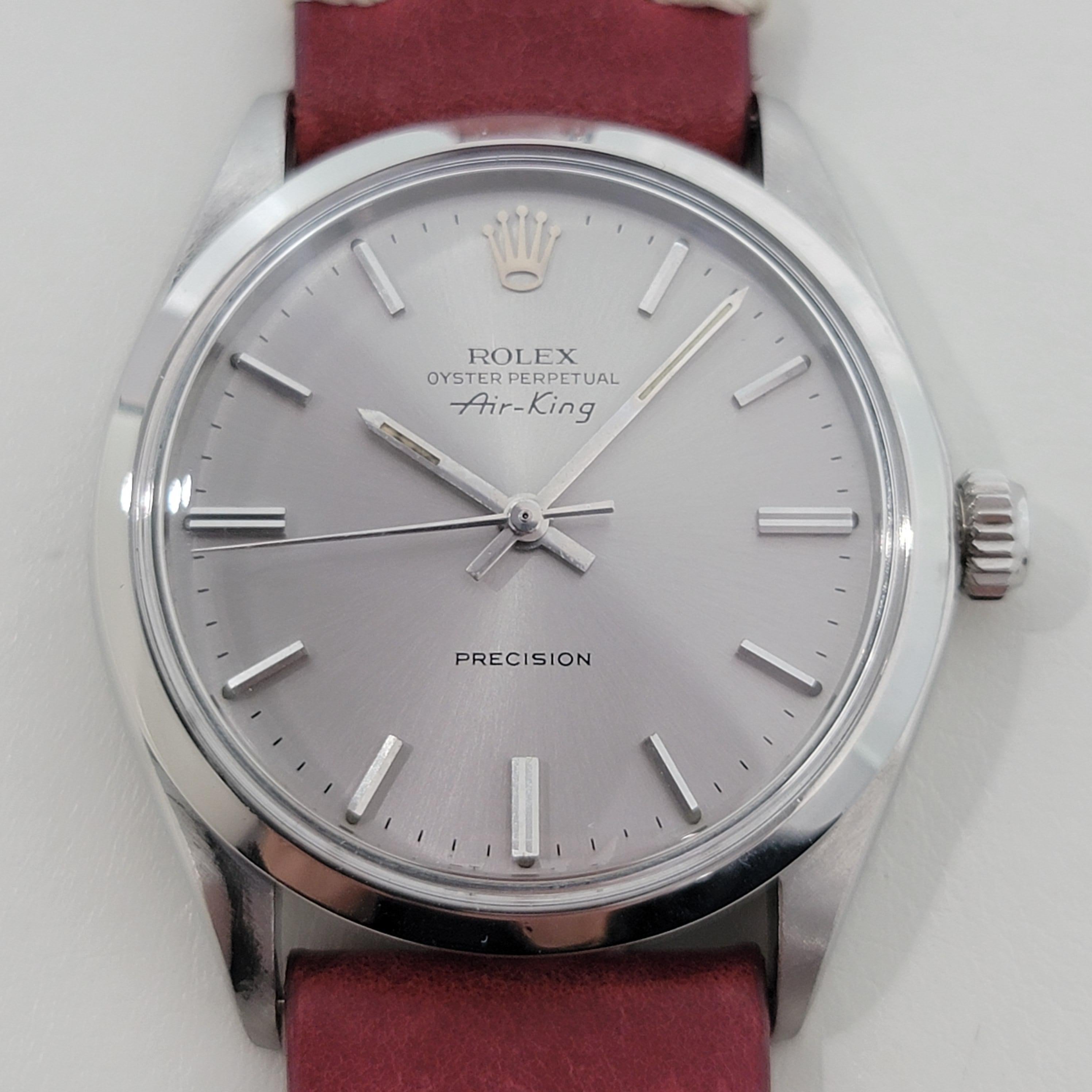 Men's Rolex Oyster Precision 5500 Air King 34m Mens Automatic 1970s Vintage NA142R For Sale