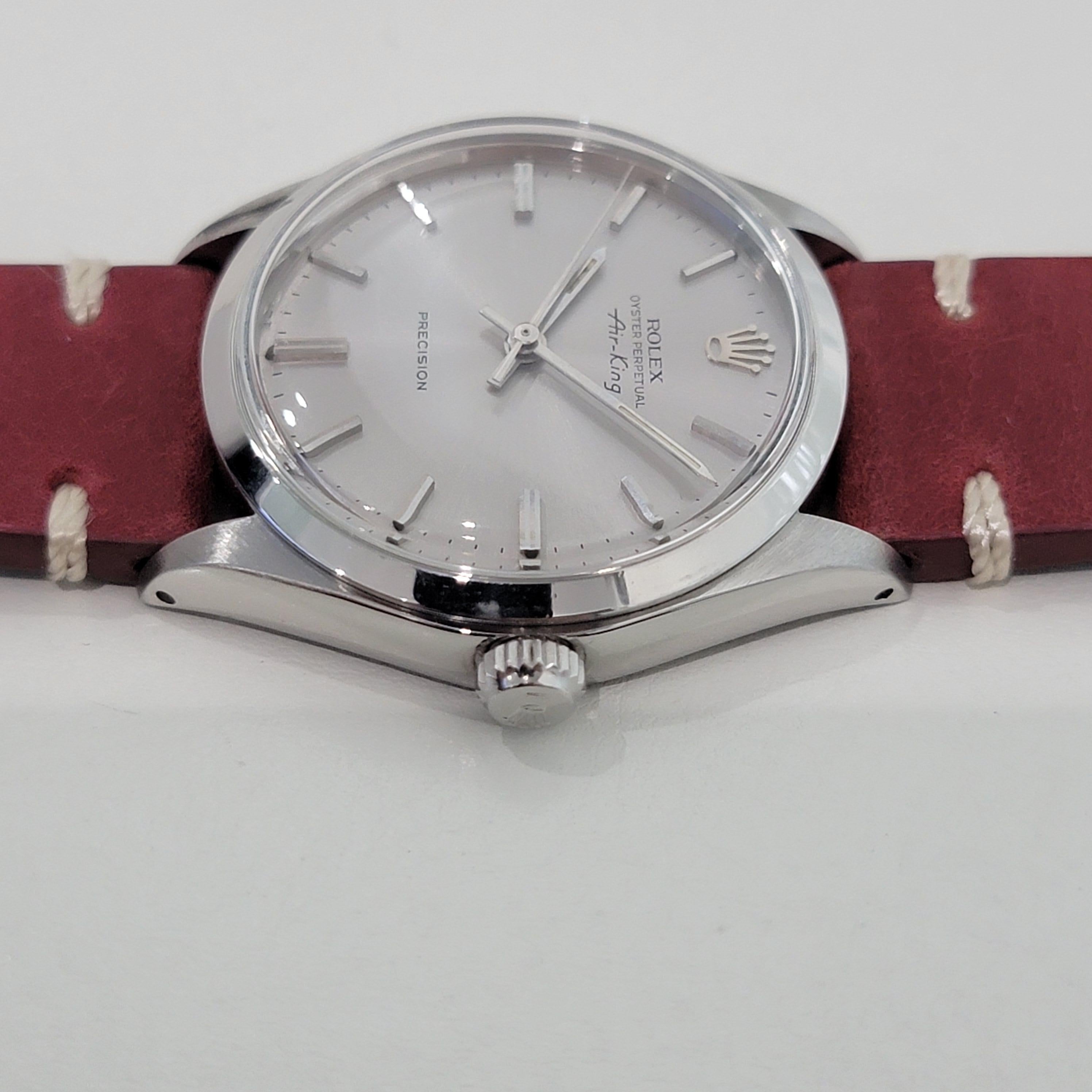 Rolex Oyster Precision 5500 Air King 34m Mens Automatic 1970s Vintage NA142R For Sale 1