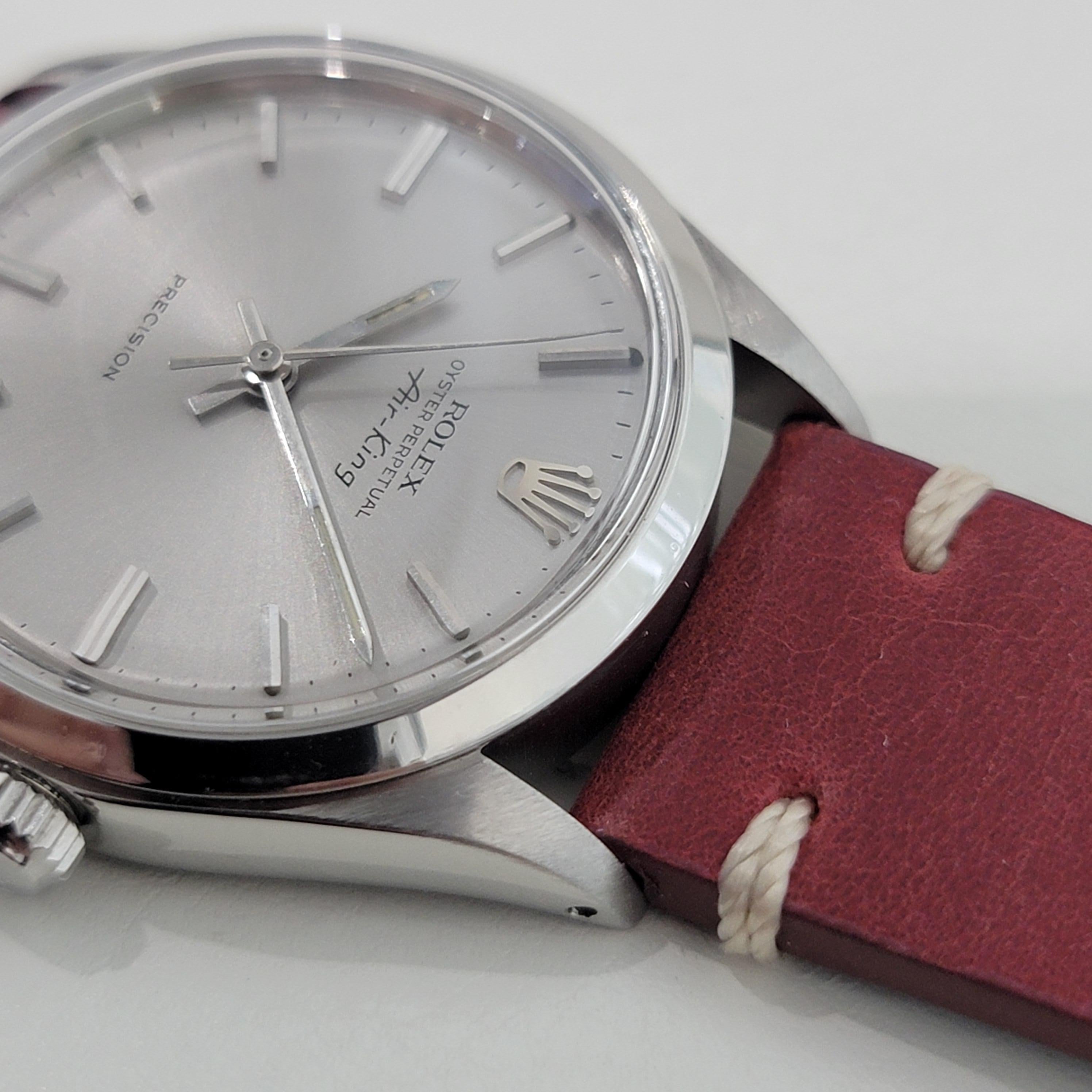 Rolex Oyster Precision 5500 Air King 34m Mens Automatic 1970s Vintage NA142R For Sale 2