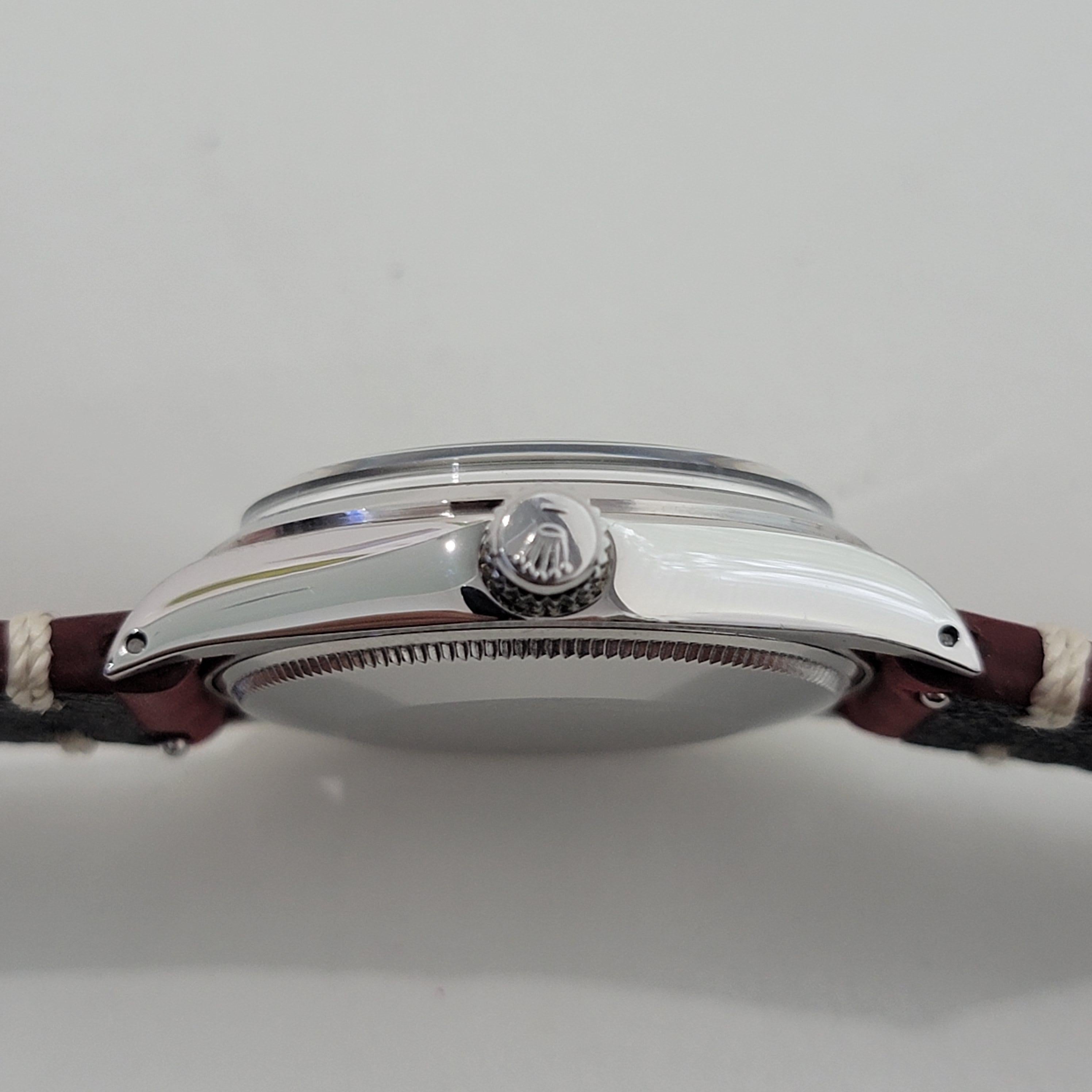 Rolex Oyster Precision 5500 Air King 34m Mens Automatic 1970s Vintage NA142R For Sale 5