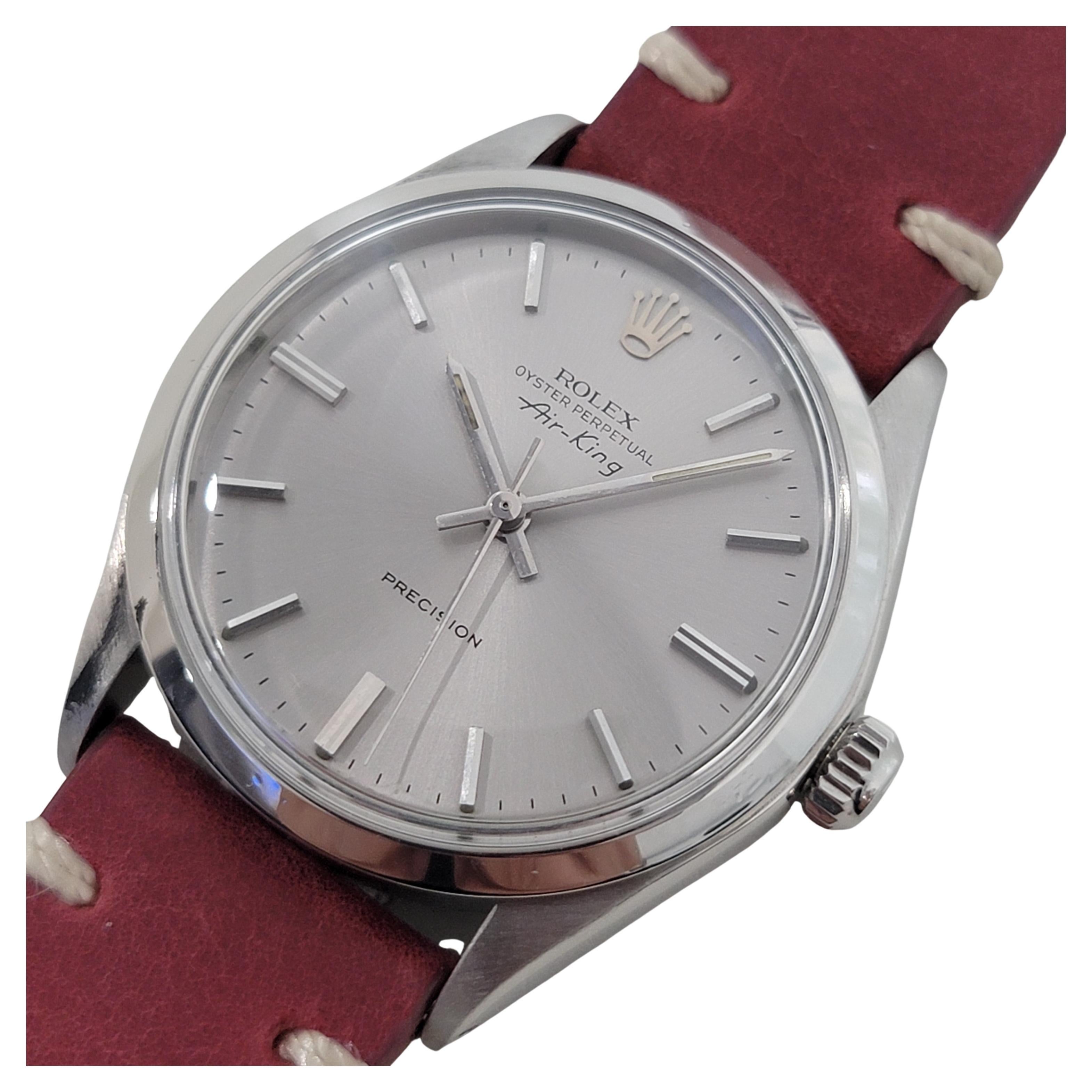 Reloj Rolex Oyster Precision 5500 Air King 34m Automático Años 70 Vintage NA142R