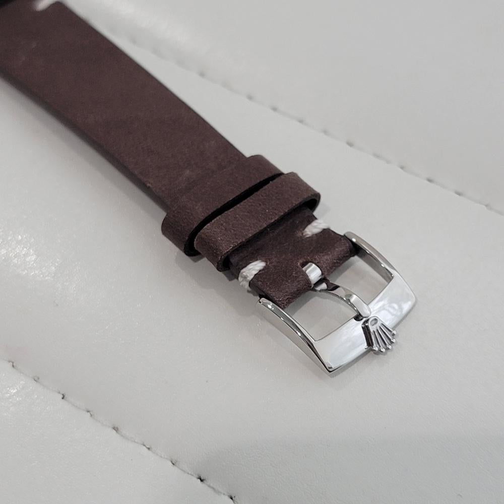 Mens Rolex Oyster Precision 5500 Air King 34m Automatic 1970s Vintage RA493B For Sale 4