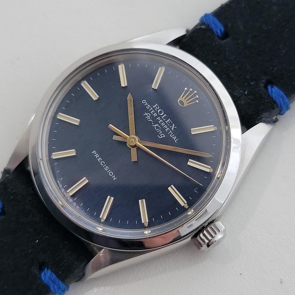 Men's Mens Rolex Oyster Precision 5500 Air King 34m Automatic 1970s Vintage RA505B For Sale