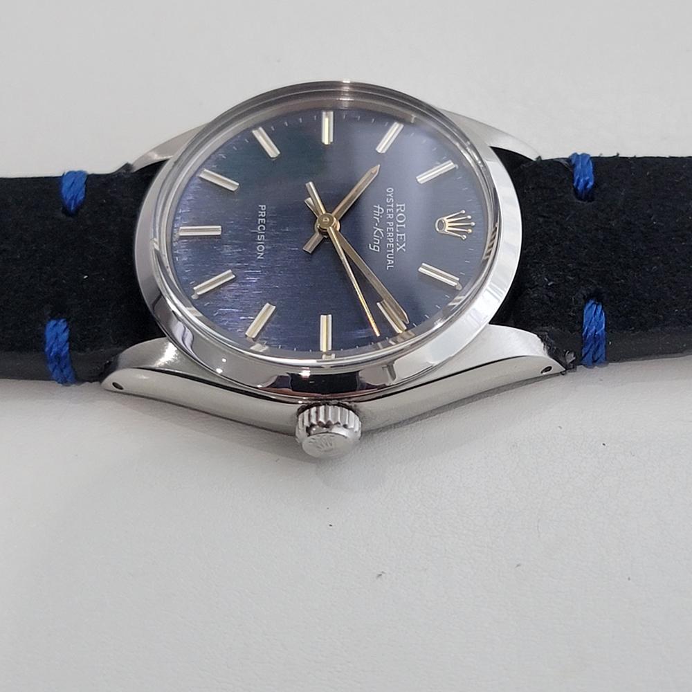 Mens Rolex Oyster Precision 5500 Air King 34m Automatic 1970s Vintage RA505B For Sale 1