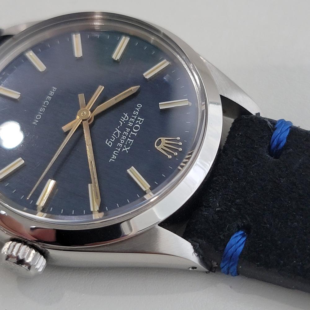 Mens Rolex Oyster Precision 5500 Air King 34m Automatic 1970s Vintage RA505B For Sale 2