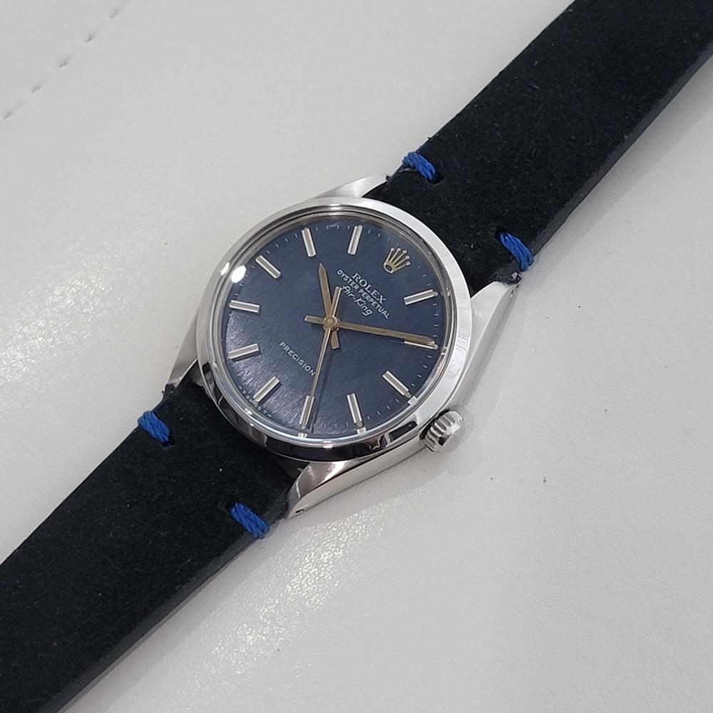 Mens Rolex Oyster Precision 5500 Air King 34m Automatic 1970s Vintage RA505B For Sale 3