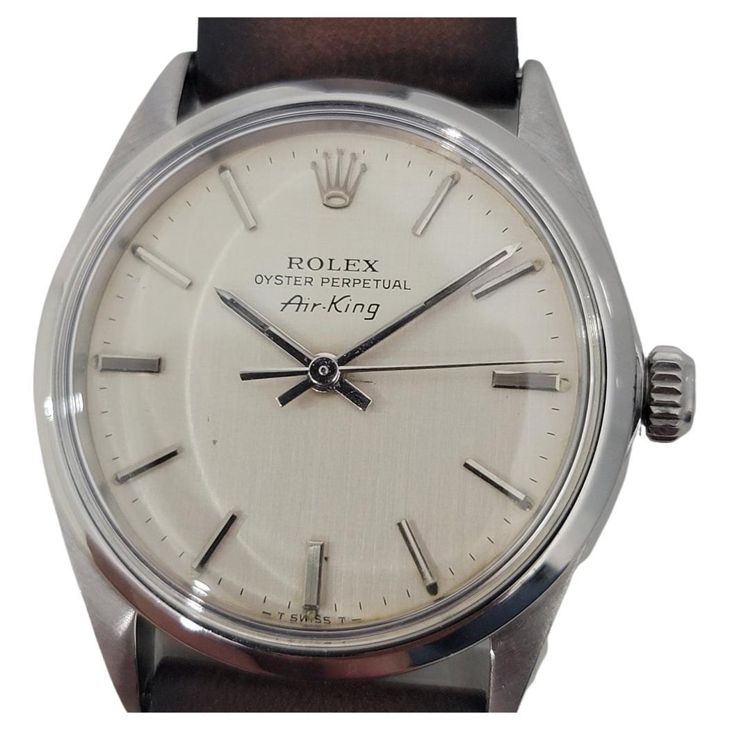 Mens Rolex Oyster Precision 5500 Air King Automatic 1960s Vintage RJC131