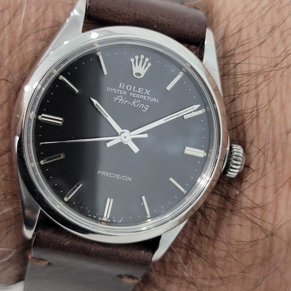 Mens Rolex Oyster Precision 5500 Air King Automatic 1960s Vintage RJC152B 7