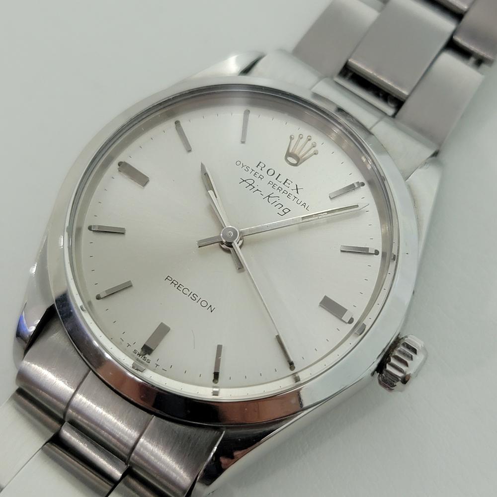 Herren Rolex Oyster Precision 5500 Air King Automatik 1960er Jahre Vintage RJC170 1