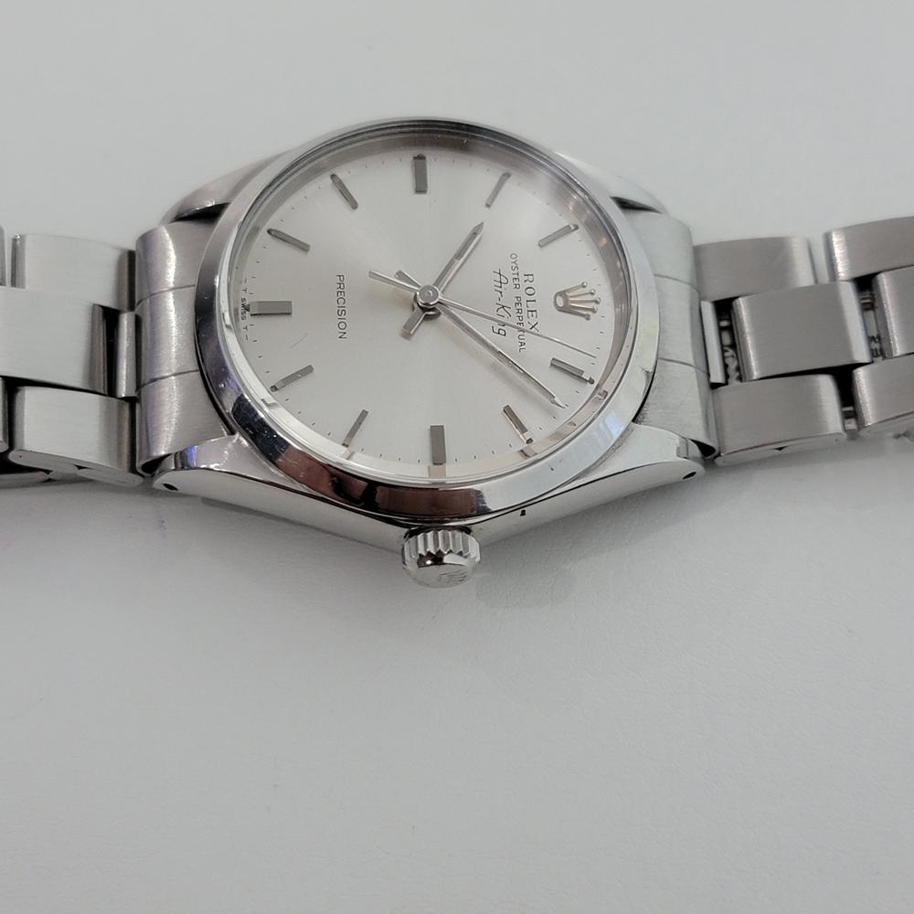Mens Rolex Oyster Precision 5500 Air King Automatic 1960s Vintage RJC170  For Sale at 1stDibs