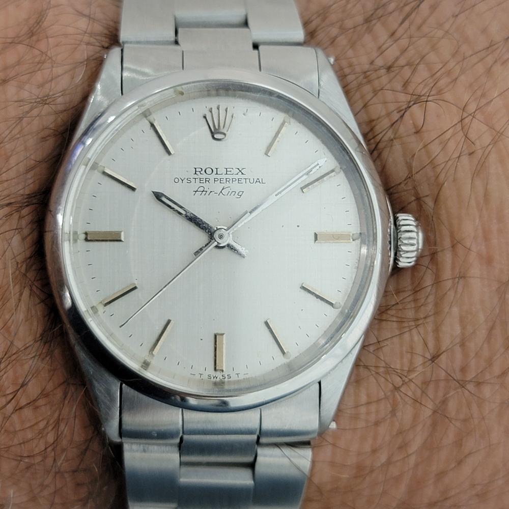 Mens Rolex Oyster Precision 5500 Air King Automatic 1970s Vintage RA253 6