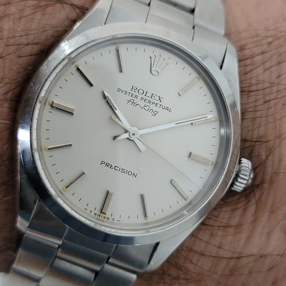 Mens Rolex Oyster Precision 5500 Air King Automatic, 1970s Vintage RJC190 5