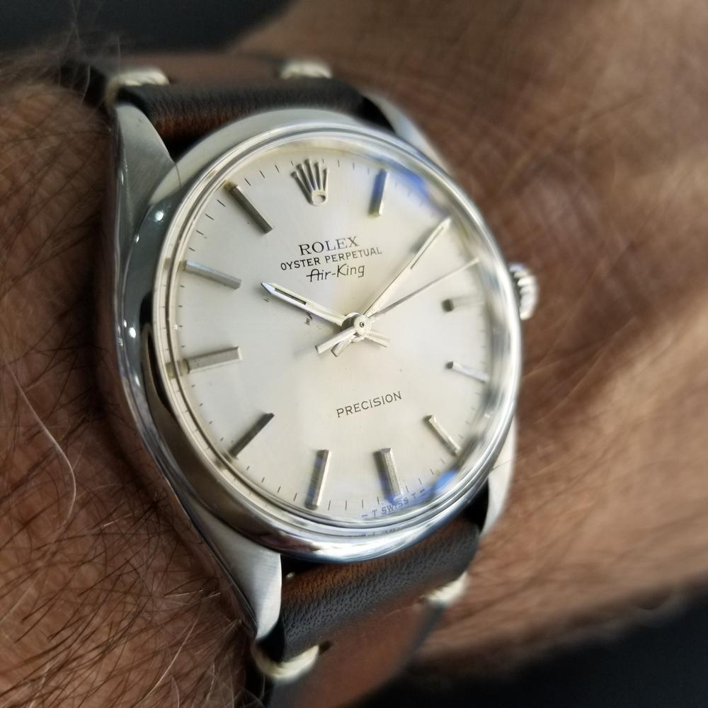 Mens Rolex Oyster Precision 5500 Air-King Automatic, c.1970s Vintage RA133 7