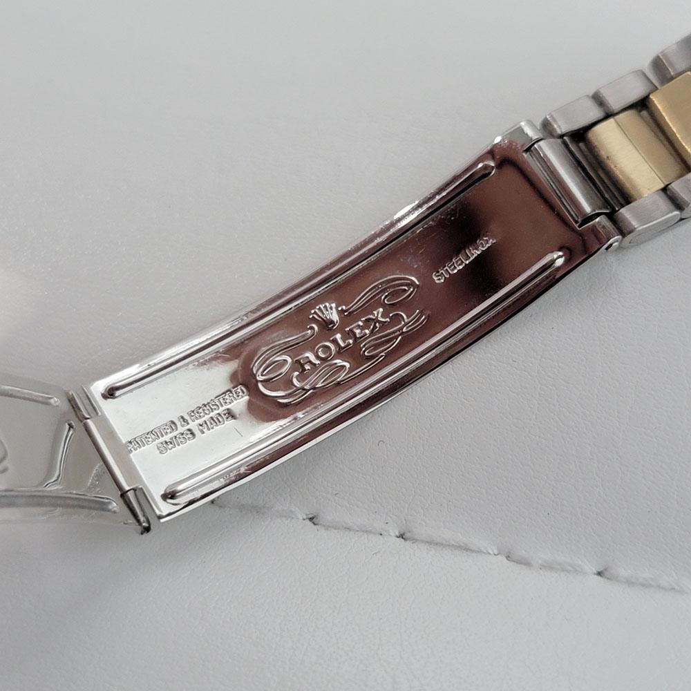 Herren Rolex Oyster Precision 6022 34mm 14k SS Handaufzug 1950er Jahre Vintage RA349 7