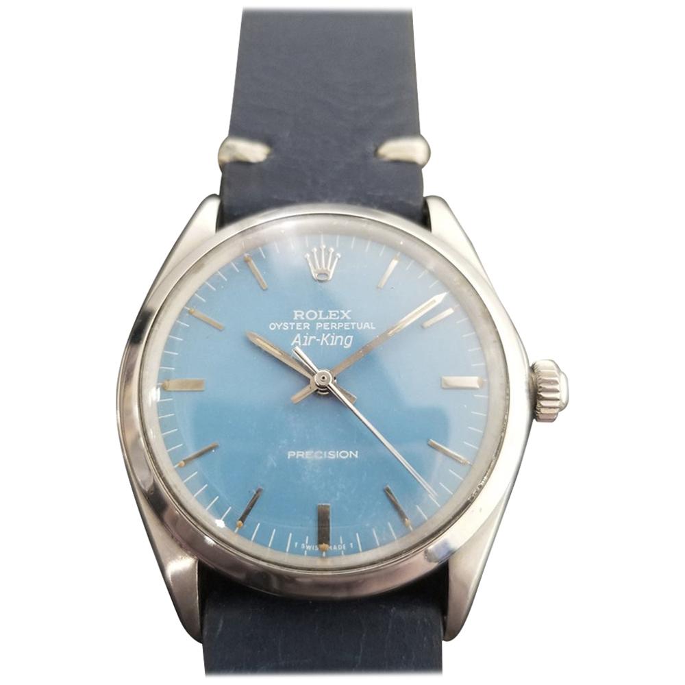 Men
s Rolex Oyster Precision "Air-King" Ref.5500 Automatic, circa 1970s RA116BLU