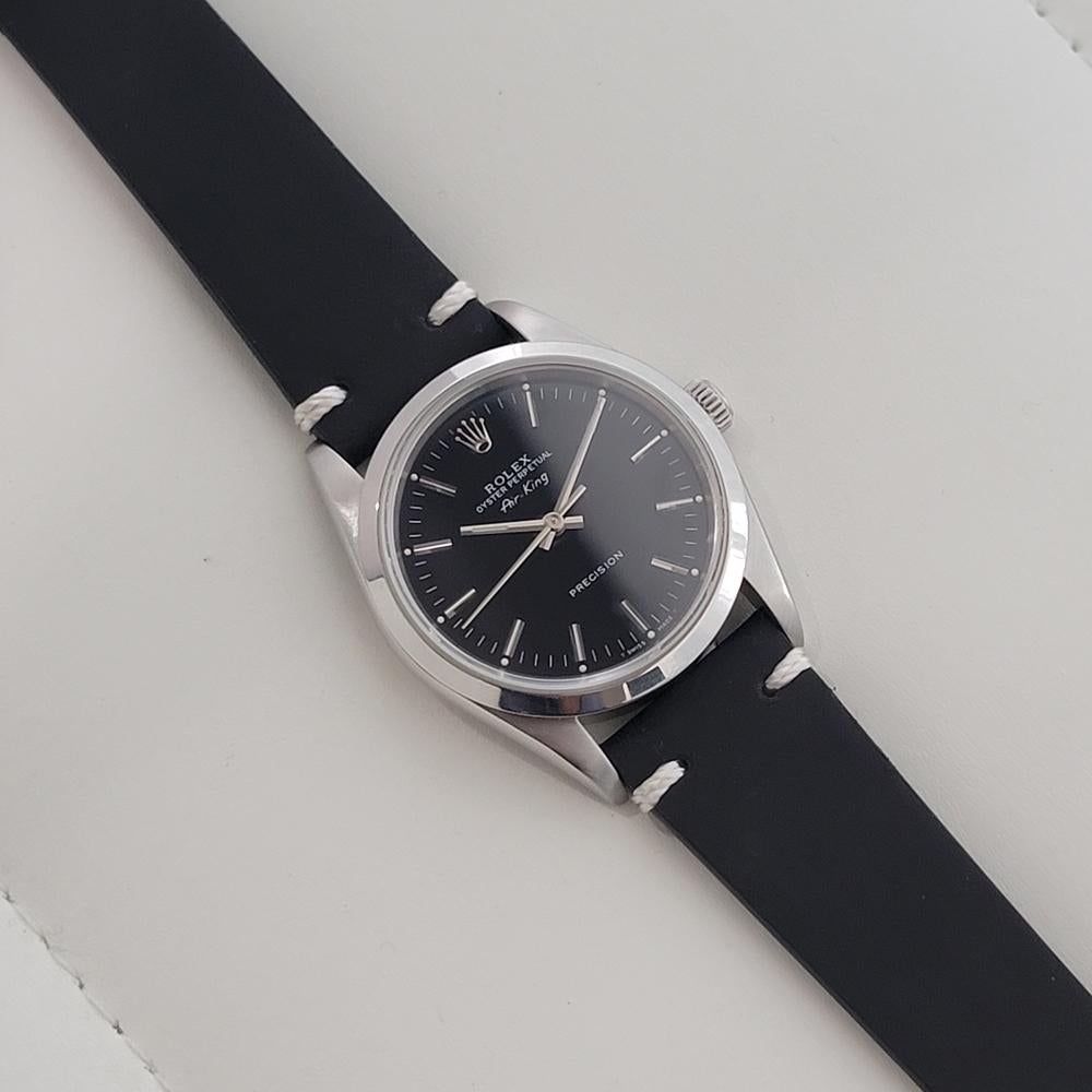 Mens Rolex Oyster Precision Ref 14000 Air King 34m Automatic 1990s RA492B 3
