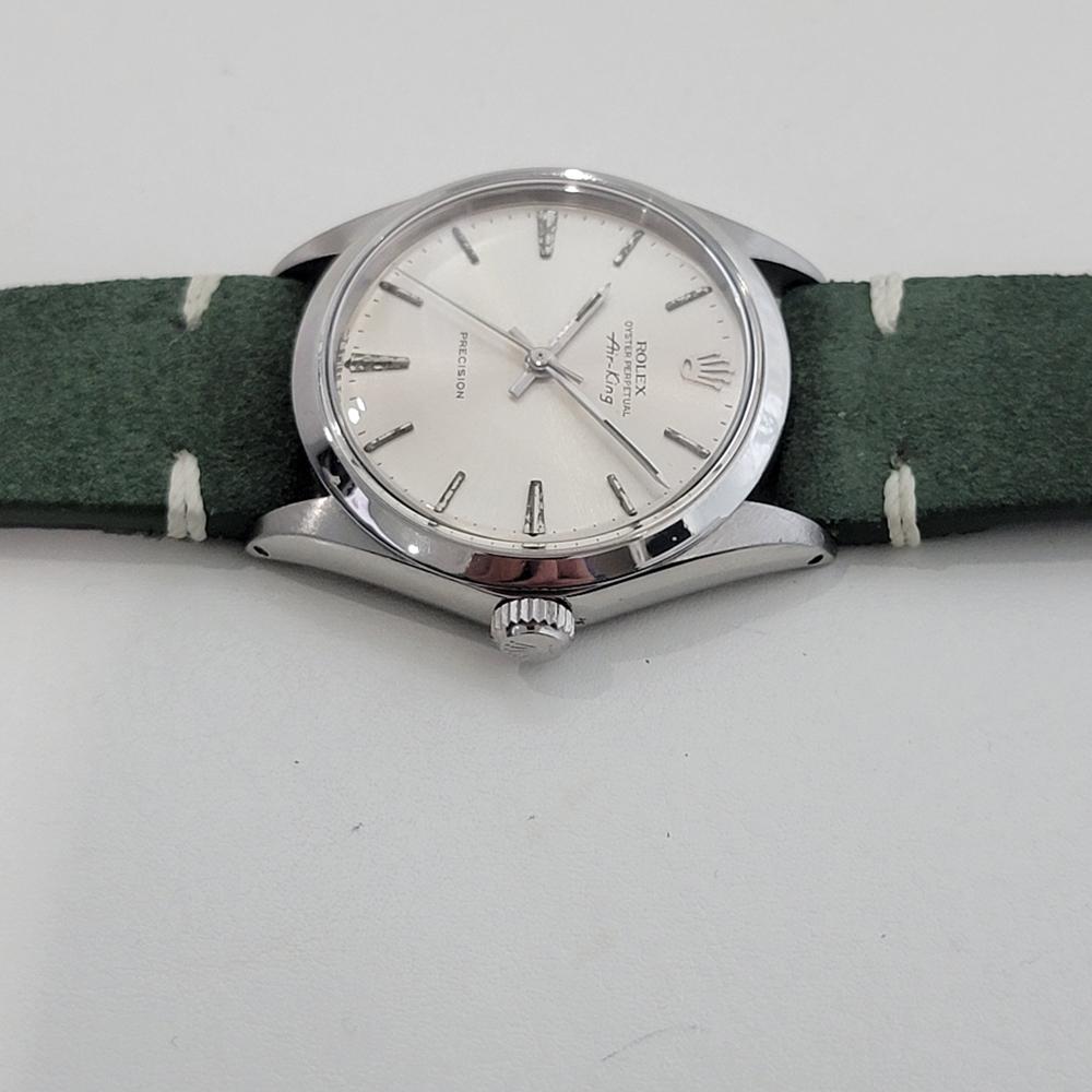 Mens Rolex Oyster Precision Ref 5500 Air King 34m Automatic 1960s Vintage RA476B 1