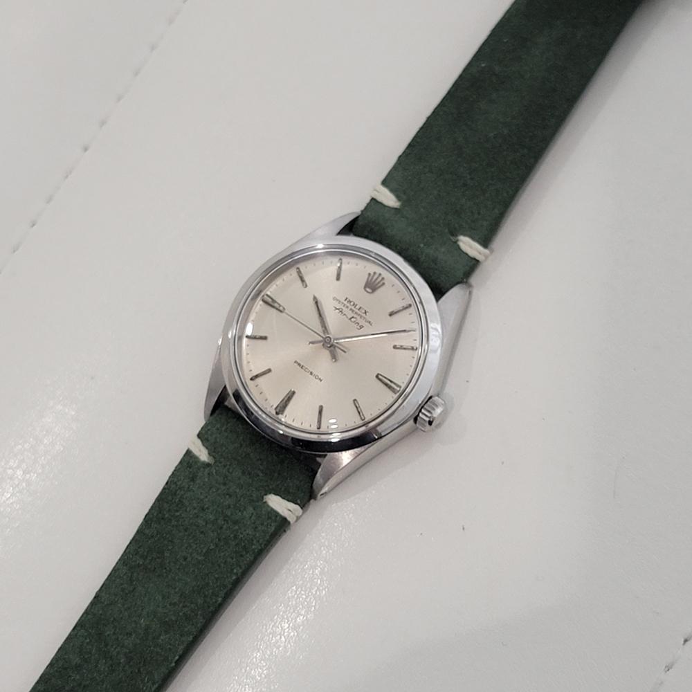 Mens Rolex Oyster Precision Ref 5500 Air King 34m Automatic 1960s Vintage RA476B 3