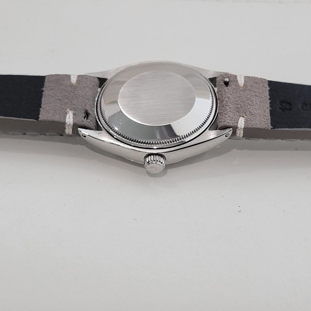 Mens Rolex Oyster Precision Ref 5500 Air King 34m Automatic 1970s Vintage RA477B For Sale 6