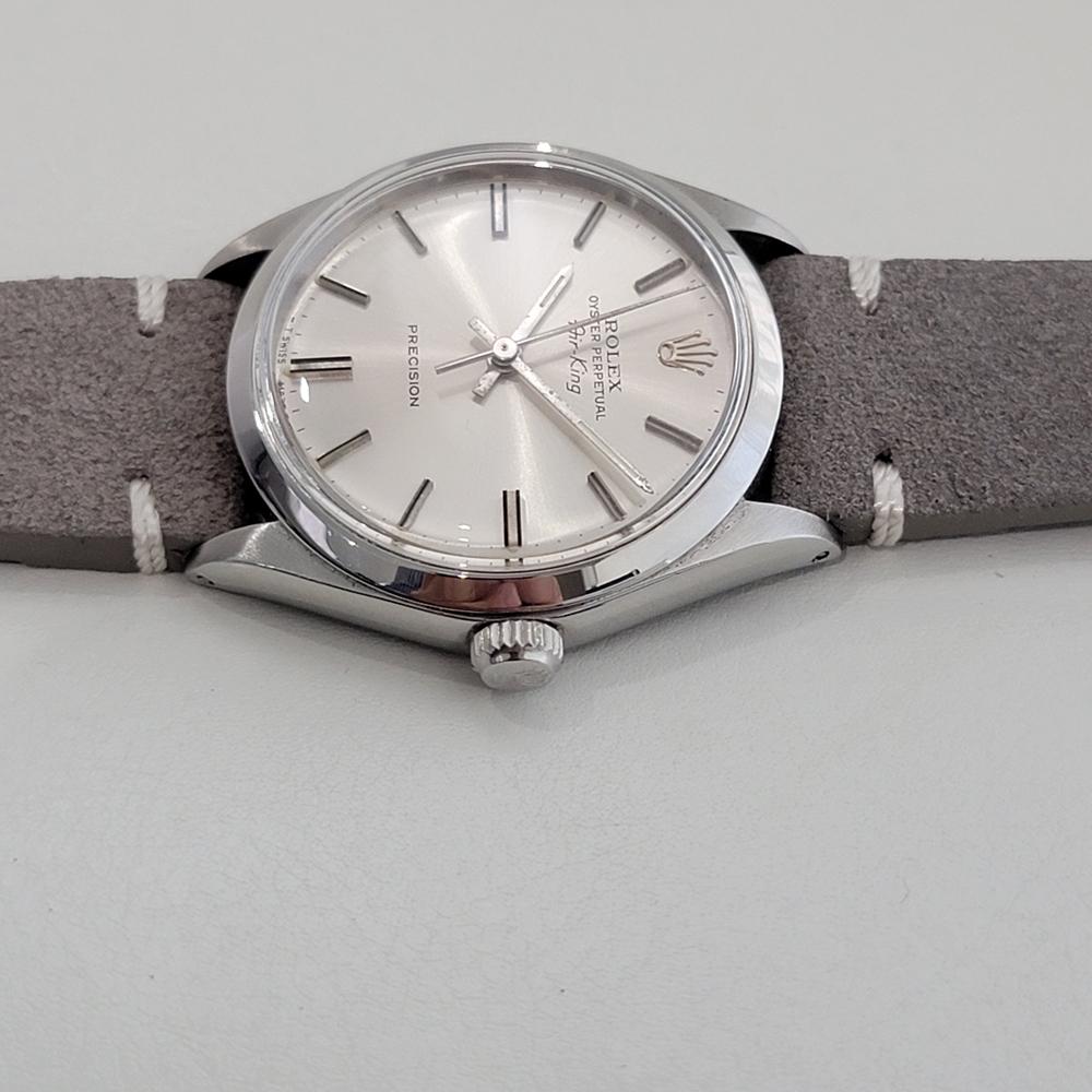 Mens Rolex Oyster Precision Ref 5500 Air King 34m Automatic 1970s Vintage RA477B For Sale 1