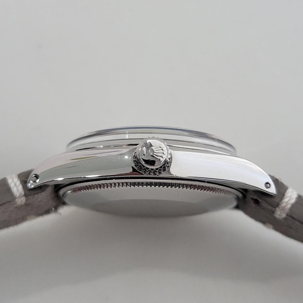Mens Rolex Oyster Precision Ref 5500 Air King 34m Automatic 1970s Vintage RA477B For Sale 5