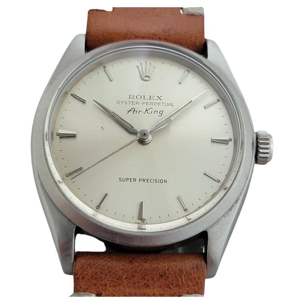 Mens Rolex Oyster Precision Ref 5500 Air King Automatic 1960s Swiss RA340T For Sale