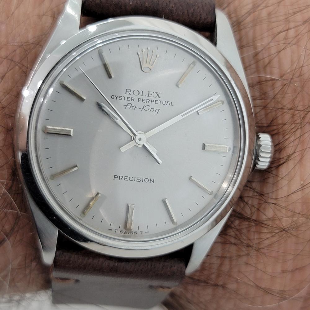 Mens Rolex Oyster Precision Ref 5500 Air King Automatic 1960s Swiss RJC106B 6