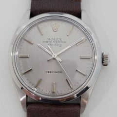 Mens Rolex Oyster Precision Ref 5500 Air King Automatic 1960s Swiss RJC106B