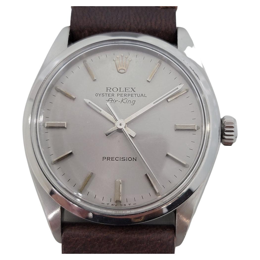 Mens Rolex Oyster Precision Ref 5500 Air King Automatic 1960s Swiss RJC106B