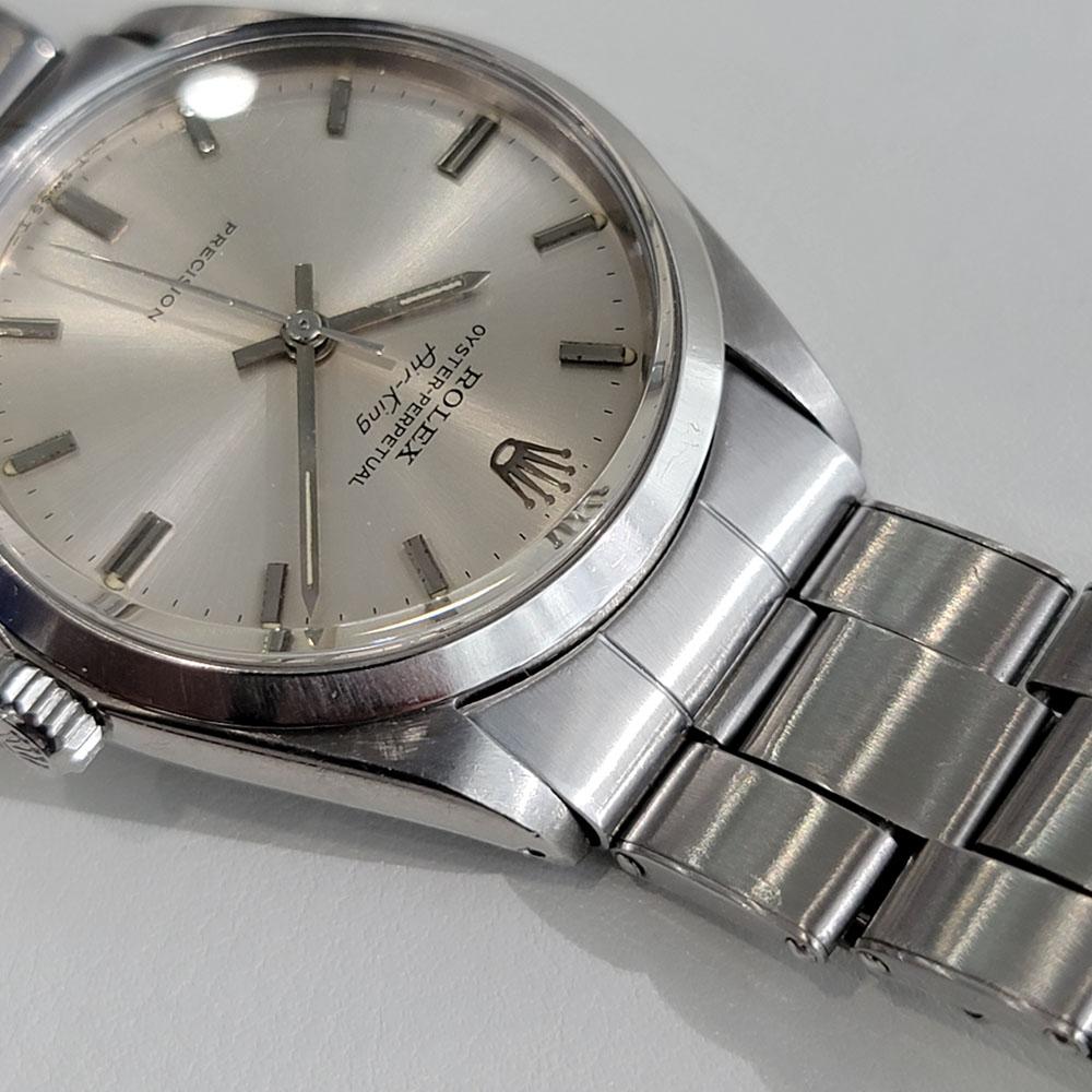 Men's Mens Rolex Oyster Precision Ref 5500 Air King Automatic 1960s Swiss RJC191S For Sale
