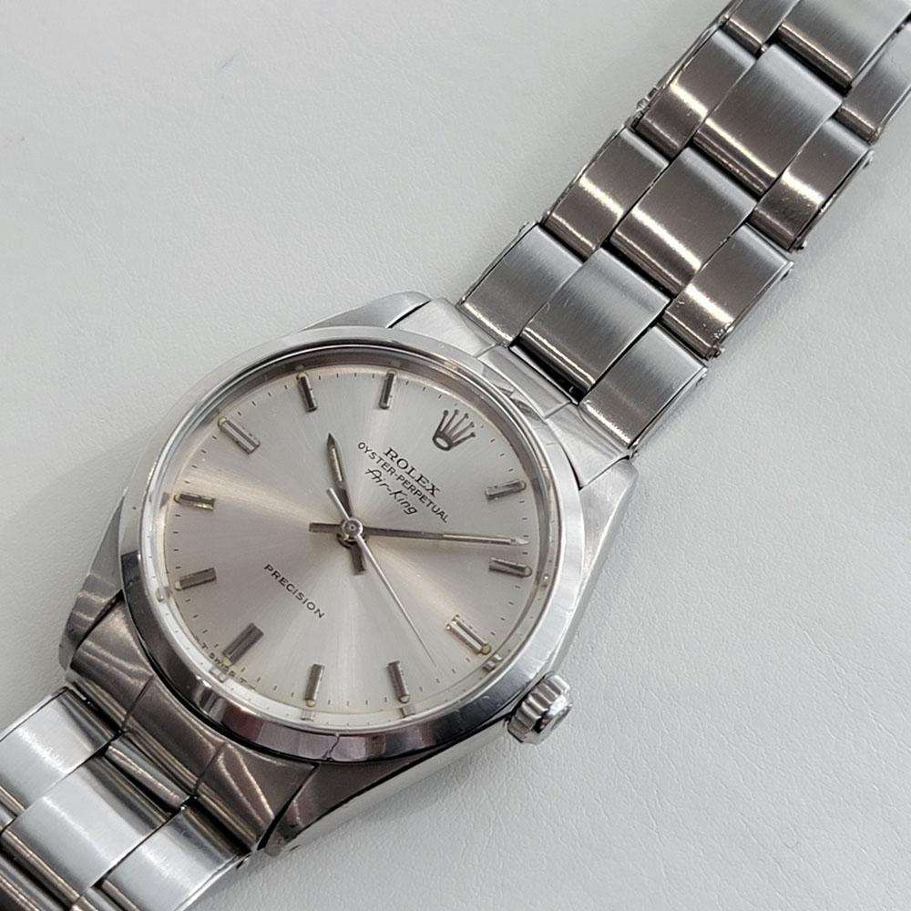 Mens Rolex Oyster Precision Ref 5500 Air King Automatic 1960s Swiss RJC191S For Sale 1