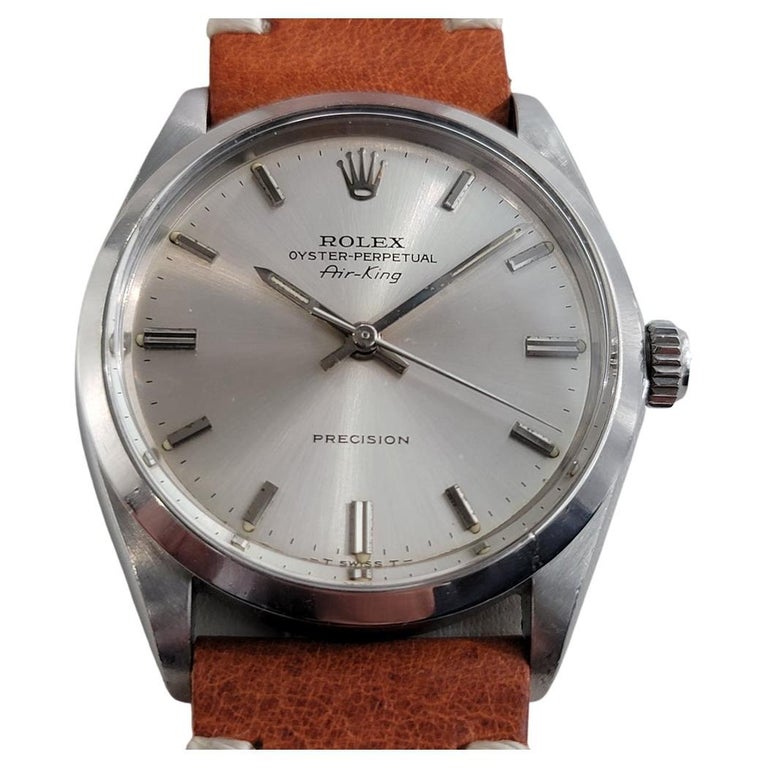 Mens Rolex Oyster Precision Ref 5500 Air King Automatic 1960s Swiss RJC191T For  Sale at 1stDibs | rolex air king 5500 for sale, rolex air king ref 5500,  rolex ref 5500