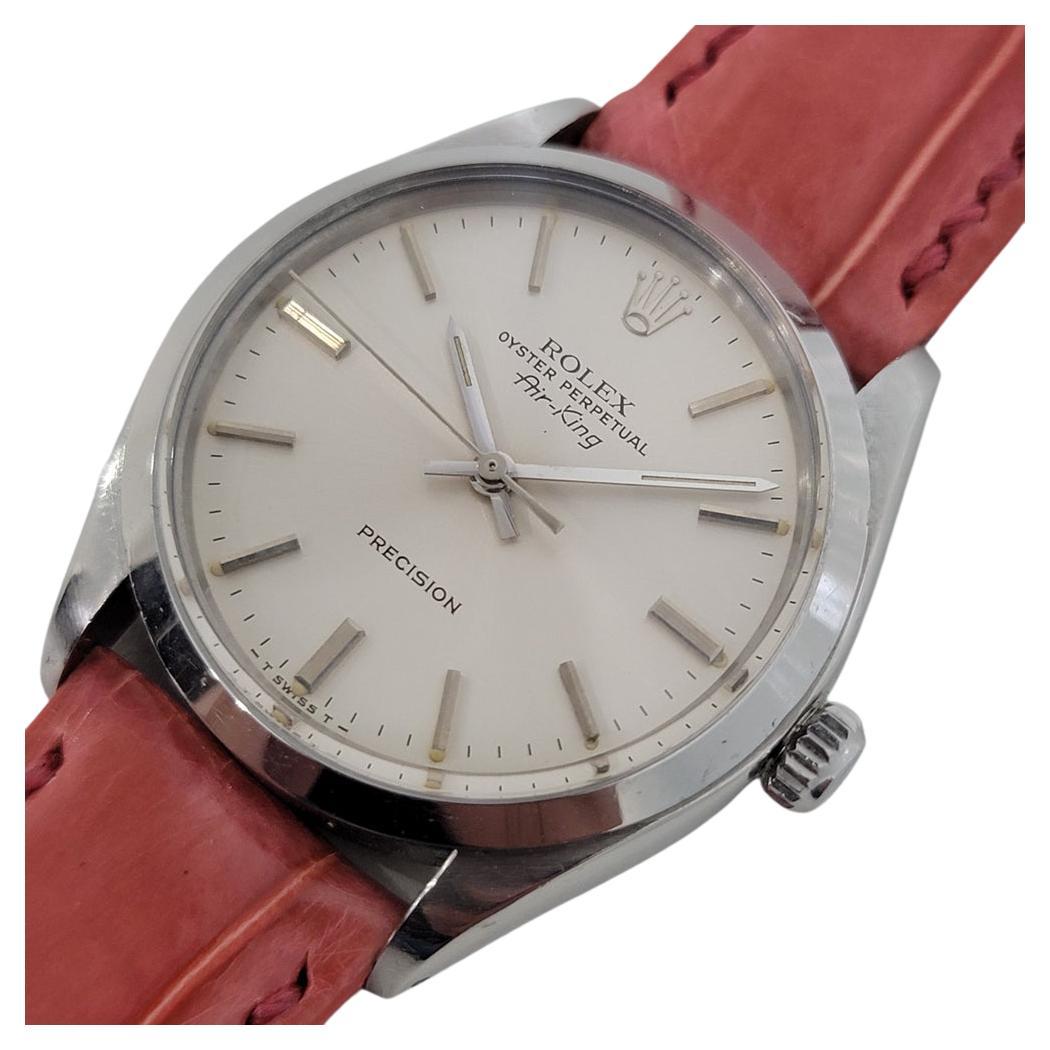 Mens Rolex Oyster Precision Ref 5500 Air King Automatic Swiss 1970s RJC190S For Sale