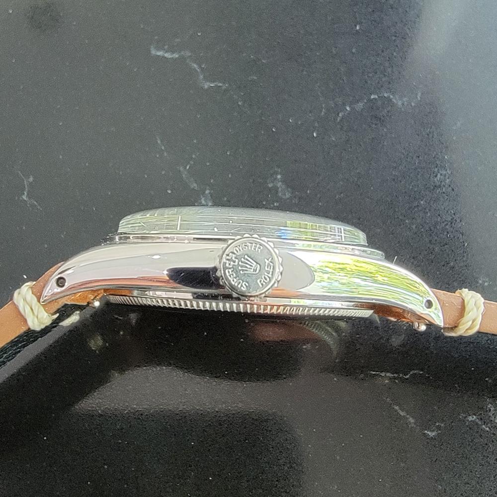 Herren Rolex Oyster Precision Ref 6022 Handgetrieben ca. 1950er Jahre Vintage MA211TAN 4