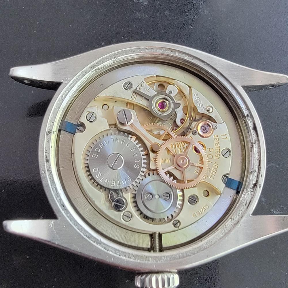 Herren Rolex Oyster Precision Ref 6022 Handgetrieben ca. 1950er Jahre Vintage MA211TAN 6