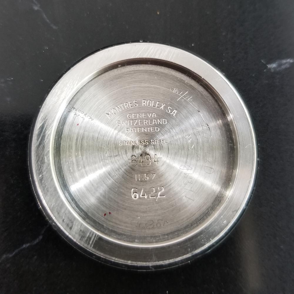 Mens Rolex Oyster Precision Ref 6422 Hand-Wind c1950s Swiss Vintage RA12 4