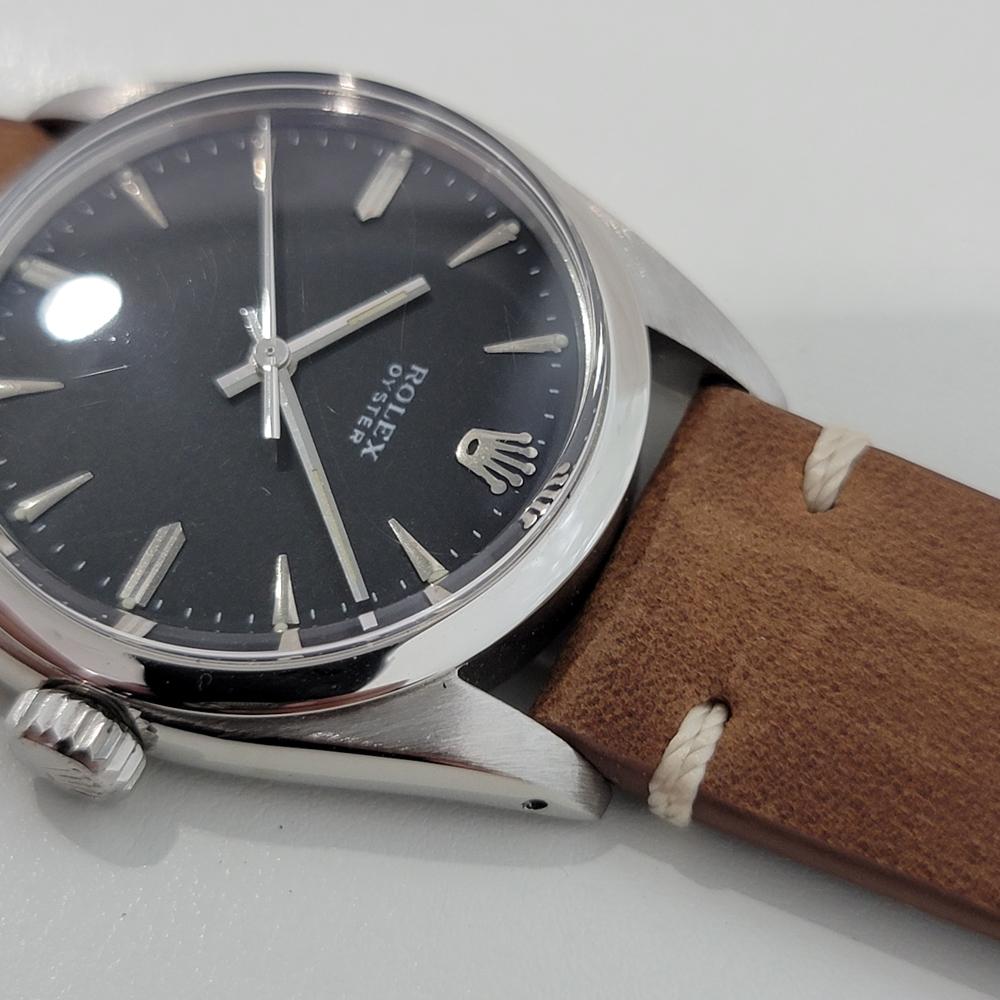 Herren Rolex Oyster Precision Ref 6424 Handgeflügelt 1950er Jahre Vintage RJC116B 3