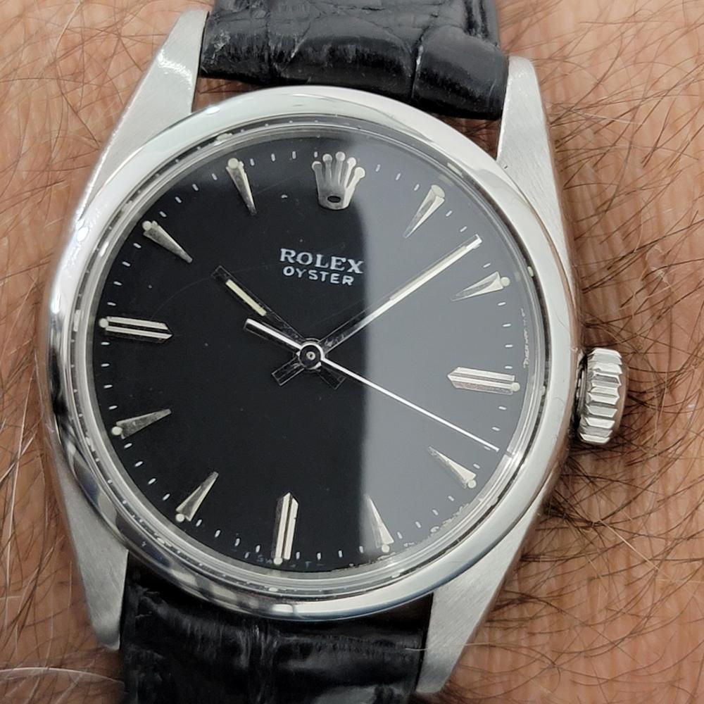 Herren Rolex Oyster Precision Ref 6424 Handgetrieben 1950er Jahre Vintage Schweizer RJC116 8