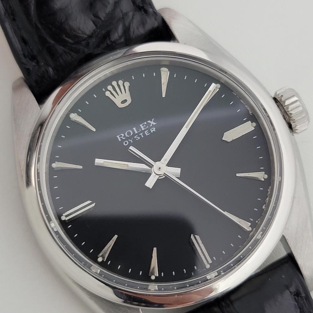 Herren Rolex Oyster Precision Ref 6424 Handgetrieben 1950er Jahre Vintage Schweizer RJC116 im Zustand „Hervorragend“ in Beverly Hills, CA